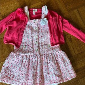 Janie and jack dress and cardigan small
